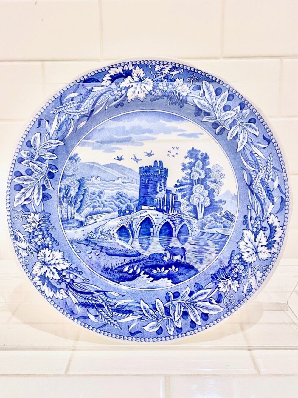 Spode Blue Room: Traditions Series: 'Lucano' Dinner Plate Made in England